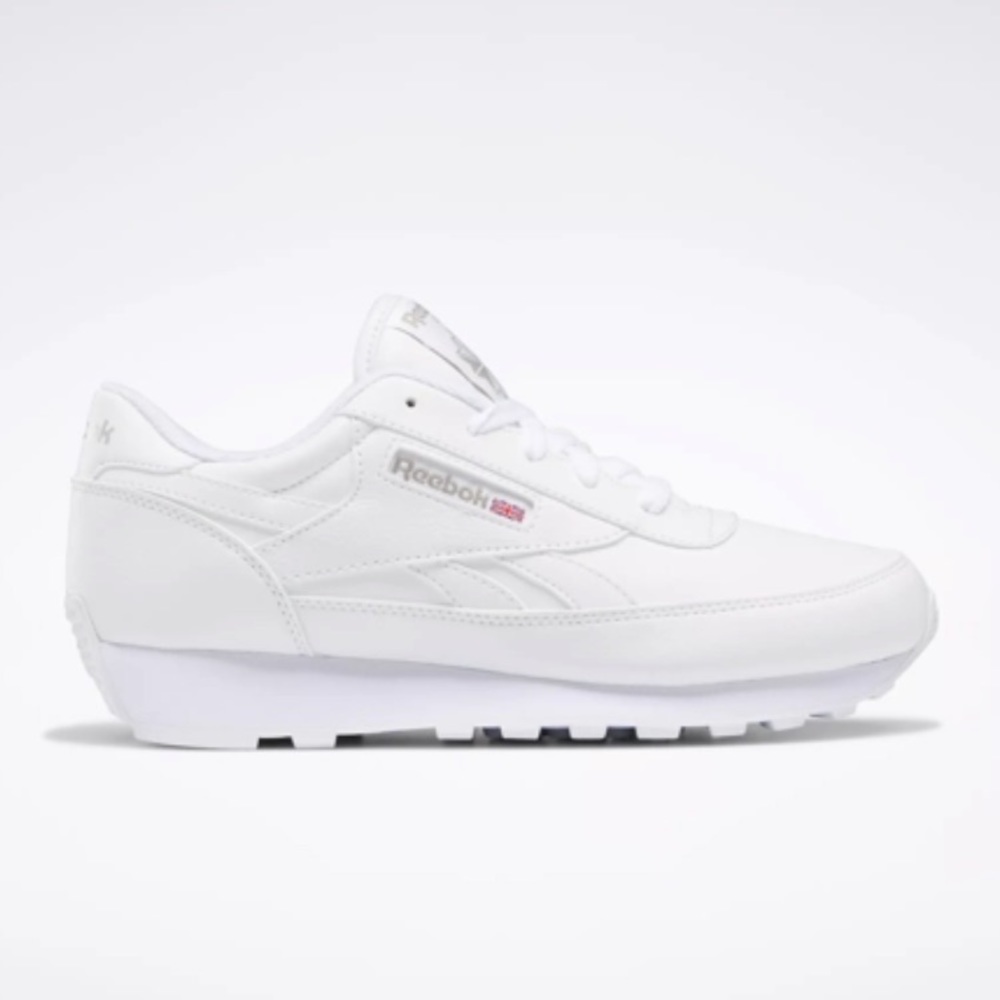 reebok women's classic renaissance white/silver sneaker